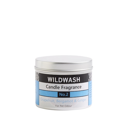 WildWash Natural Candle in a tin Fragrance No.2
