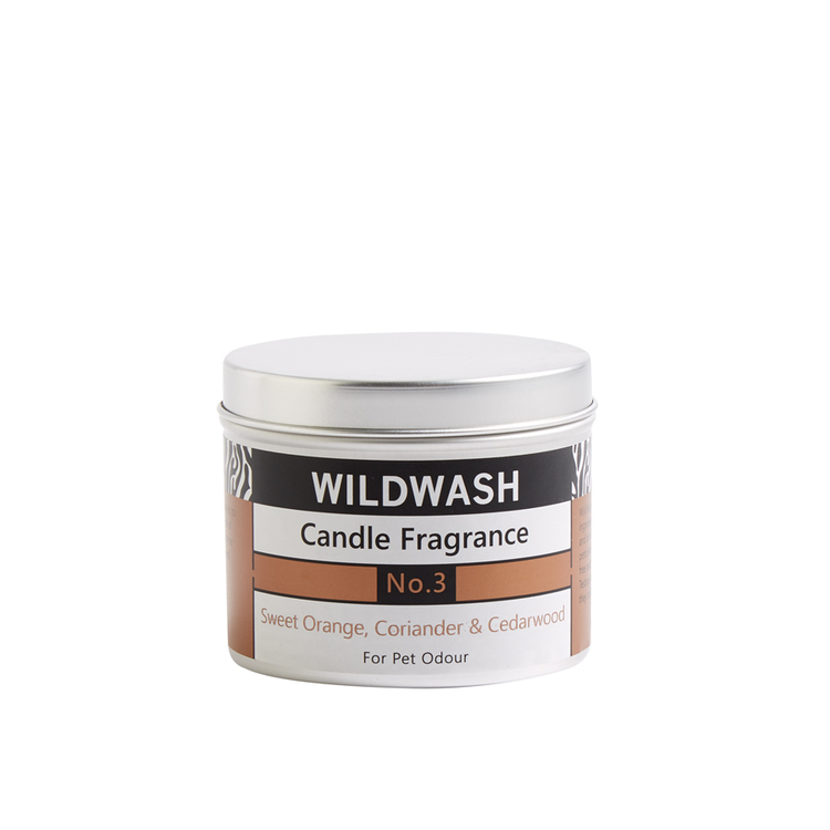 WildWash Natural Candle in a tin Fragrance No.3
