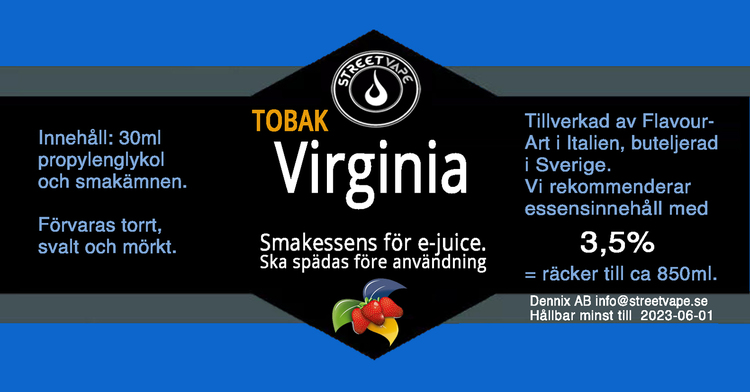 Essens 30ml TOBAK Virginia (rek 3.5%)