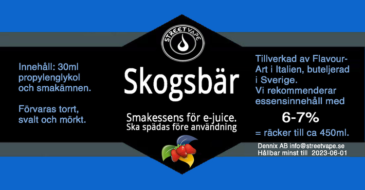 Essens 30ml Skogsbär (rek 6.5%)