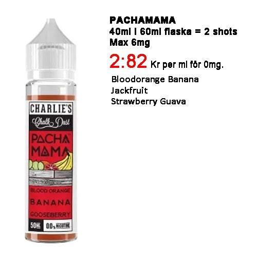 Pachamama shortfill 60ml