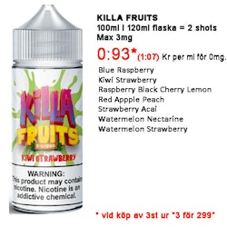 Killa Fruits shortfill 120ml