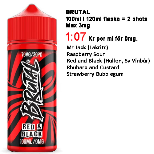 Just Juice Brutal shortfill 120ml