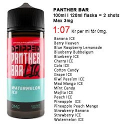 Panther Bar shortfill 120ml