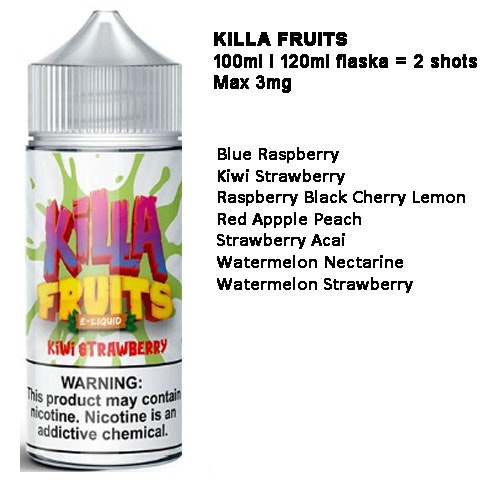 Killa Fruits shortfill 120ml