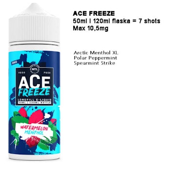 ACE Freeze shortfill 120ml