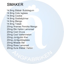 10-pack VapeM8 Cube engångsvejp 20mg / 14,9mg