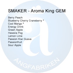 Aroma King GEM 20mg engångsvejp utg datum