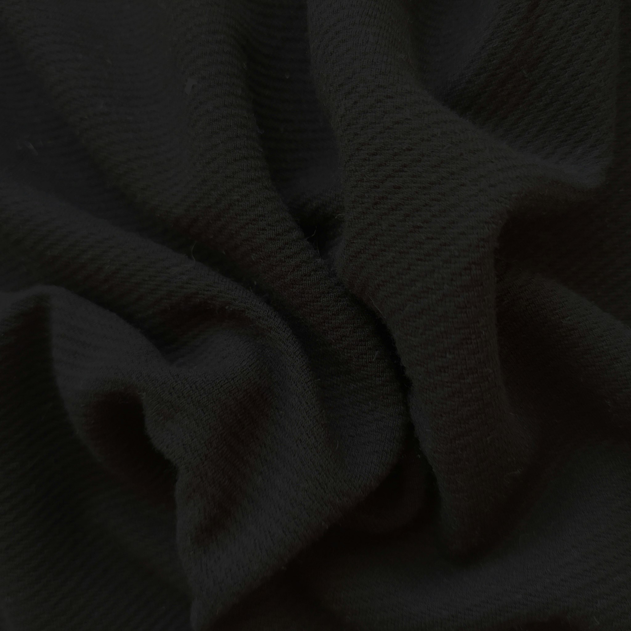 Diagonal - Jersey , SVART för tröja, strumpbyxor, klänning , säljs per dm -  Lisas Tyger och Symaskiner