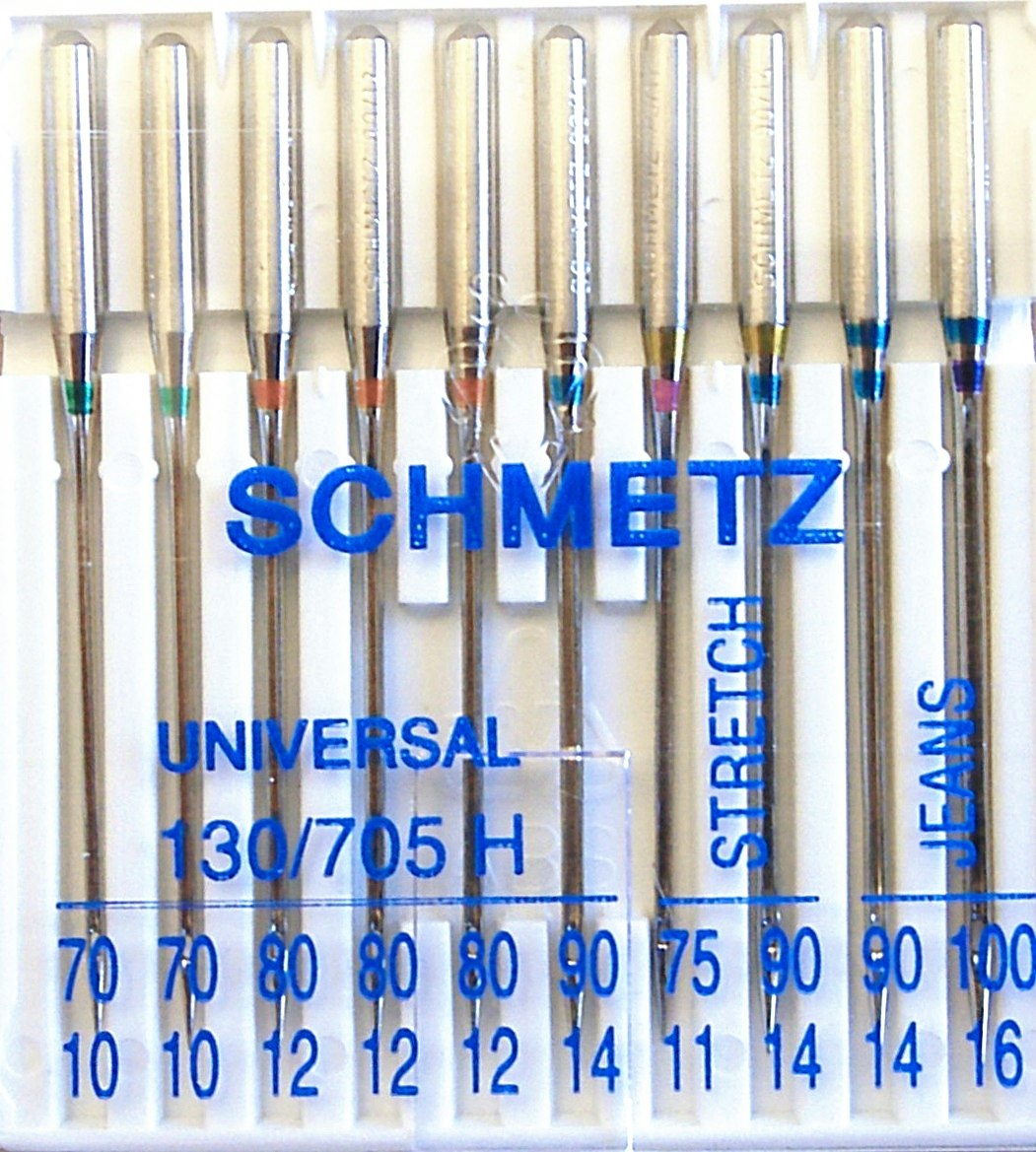 Nål - Schmetz KOMBIBOX 10-pack 3x80, 1x90, Stretch 1x75, 1x90, jeans 1x90, 1x100