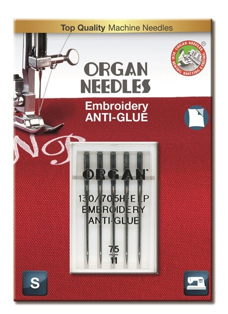Nål - Organ Broderi Anti-Glue 75
