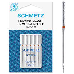 Nål - Schmetz Universal 80/12 5-pack