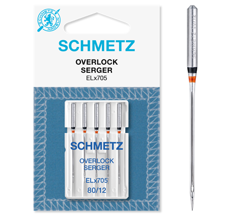 Nål - Schmetz Schmetz ELx705 80/12 VÄVT TYG (2022)
