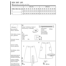 BURDA - STYLE - KJOL stl 44-54