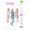 BURDA - STYLE - BLUS KLÄNNING stl 34-44