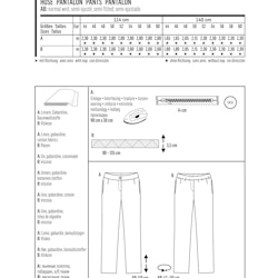 BURDA - STYLE - BYXA stl 44-60