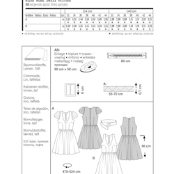 BURDA - STYLE - KLÄNNING stl 32-44