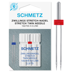 Schemtz - 1-pack Tvillingnål 2.5 mm STRETCH