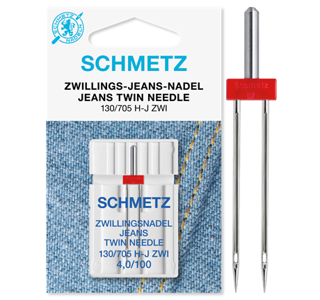 Schemtz - 1-pack Tvillingnål 6 mm Jeans