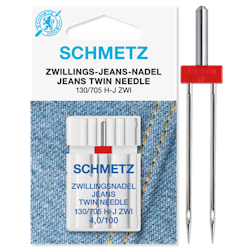 Schemtz - 1-pack Tvillingnål 6 mm Jeans