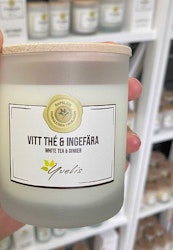 Doftljus vitt the & Ingefära