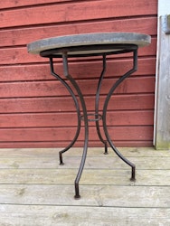 Gula blommor med blå kant mosaik bord