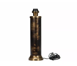 Lampfot antik mässing/brun