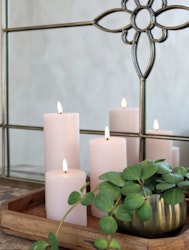 Led ljus i dimrosa