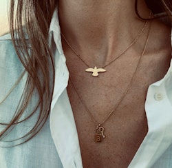 Halsband Duvan i guld