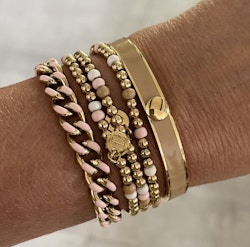Capri armband sand/guld