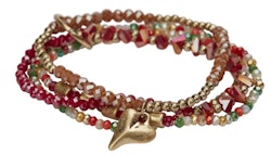 Armband Lydia röd