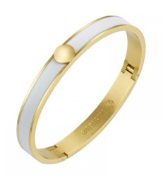 Capri armband i vitt/guld