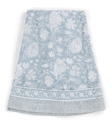 Duk - Indian Rose - Dusty Blue - rund 220cm