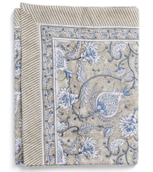 Duk - Granatäpple - Blå - 150x230cm