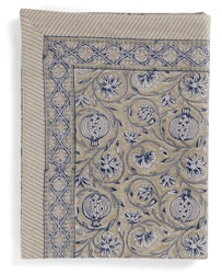 Duk - Tangier Granatäpple - Beige & Blå - 150x230cm