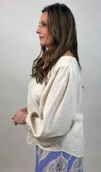 Blus Ellinora beige