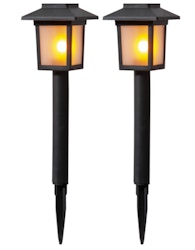 SOLCELLSPOLLARE 2-PACK FLAME MINI