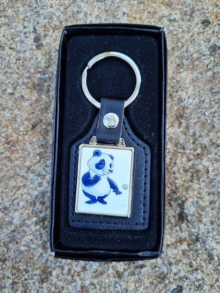 Nyckelring söt Panda