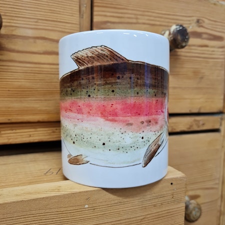 Kaffemugg med regnbågslax