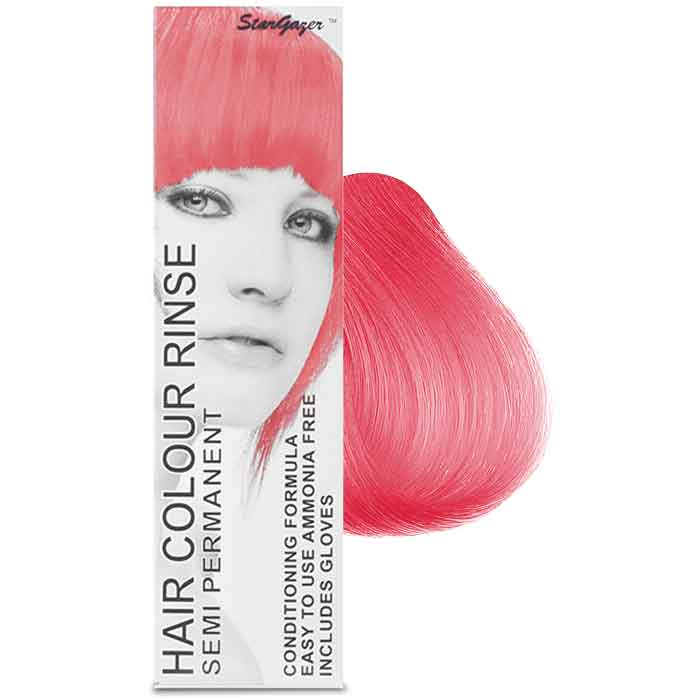 StarGazer Hair Colour Rinse Semi Permanent Rose Pink