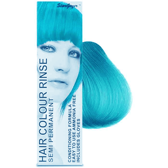 StarGazer Hair Colour Rinse Semi Permanent UV Turquoise