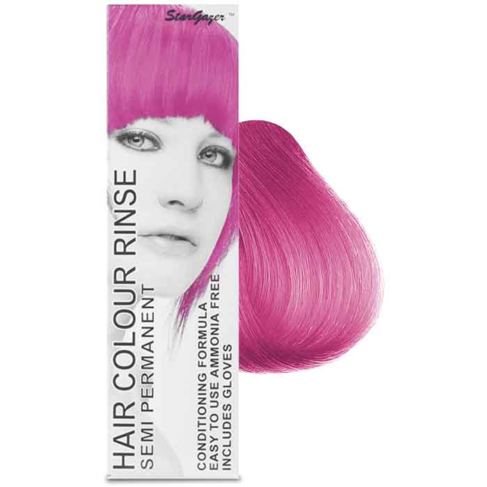 StarGazer Hair Colour Rinse Semi Permanent Shocking Pink
