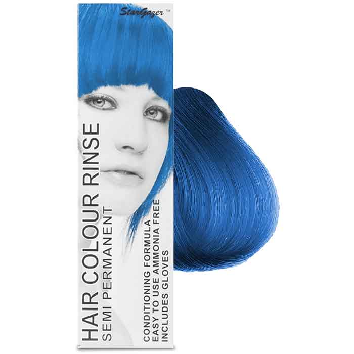 StarGazer Hair Colour Rinse Semi Permanent Coral Blue