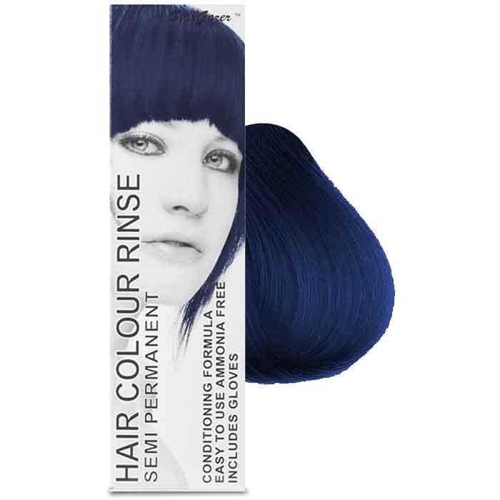 StarGazer Hair Colour Rinse Semi Permanent Blue Black