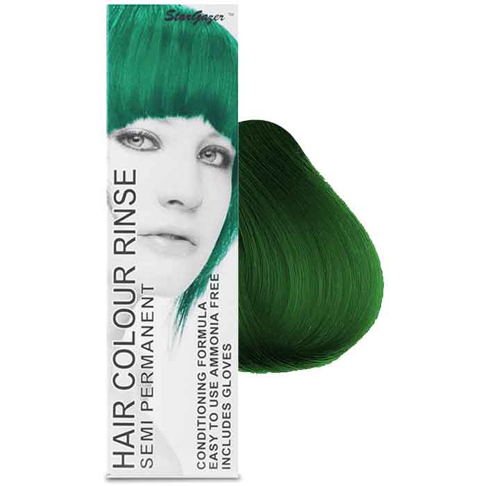 StarGazer Hair Colour Rinse Semi Permanent Tropical Green