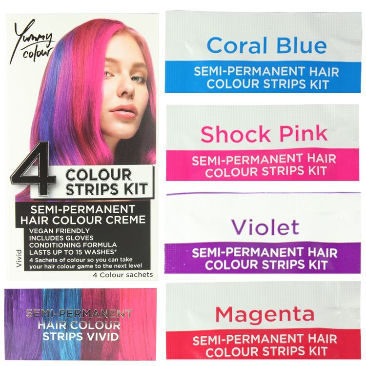 StarGazer Yummy Colour 4 Colour Strips Kit Vivid