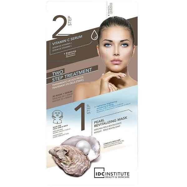 IDC INSTITUTE 2 Step Treatment 3D Mask-Serum Pearl & Vitamin C