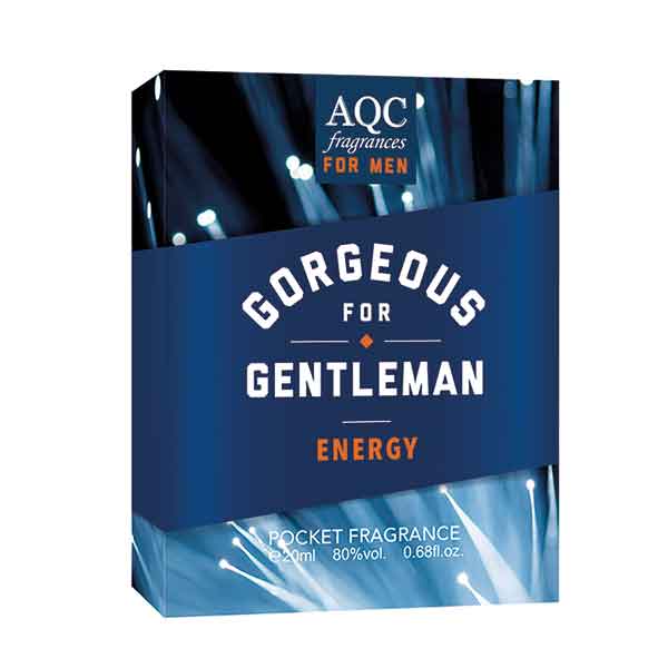 AQC Fragrances Gorgeous For Gentleman Energy Pocket