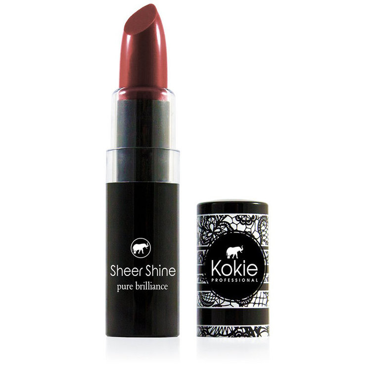 Kokie Sheer Shine Lipstick Café Au Lait