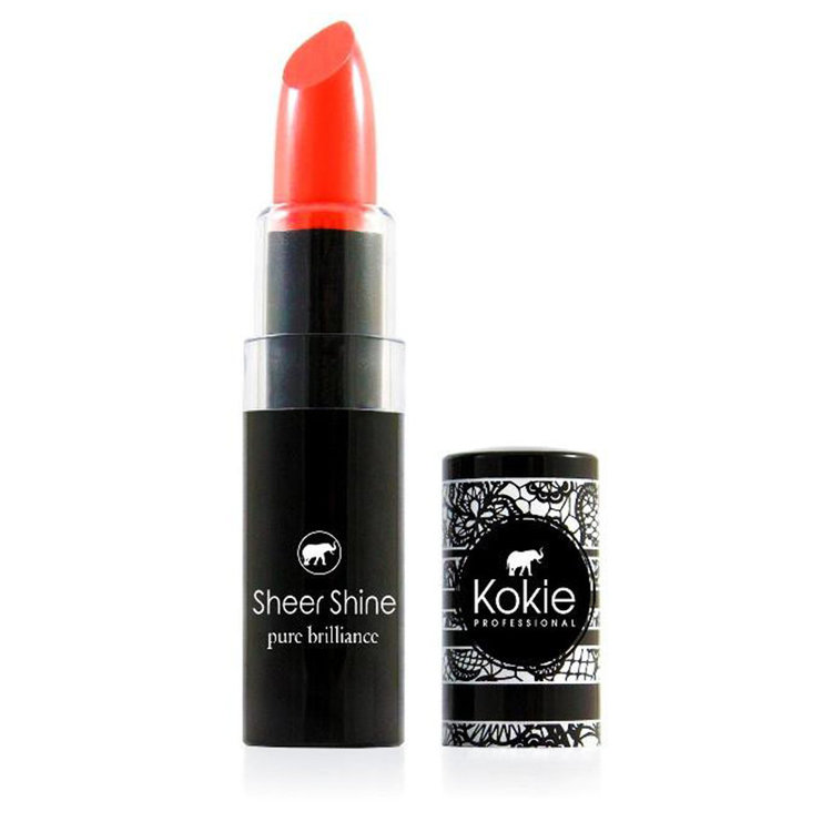 Kokie Sheer Shine Lipstick Orange Crush